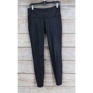 Time and Tru Womens Size Large 12-14 Slick Pull On Leggings Black